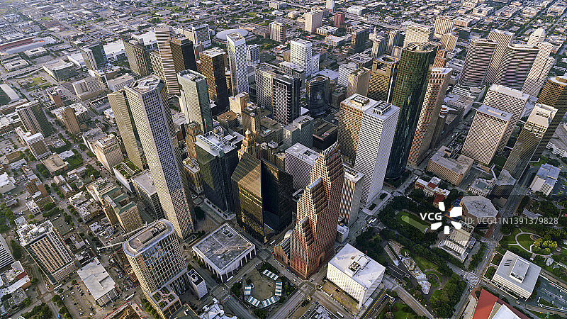 休斯顿市中心的天际线图片素材