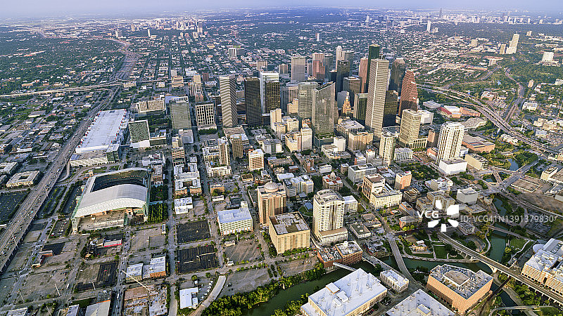 休斯顿市中心的天际线图片素材