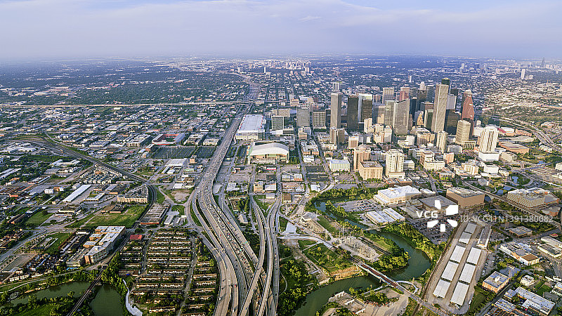 休斯顿市中心的天际线图片素材