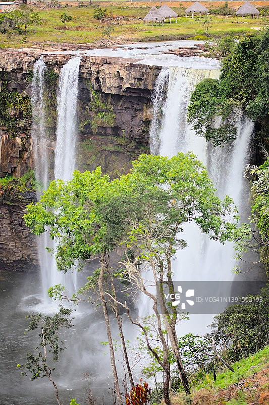 委内瑞拉卡玛瀑布图片素材