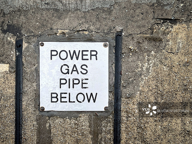 燃气管道标志图片素材