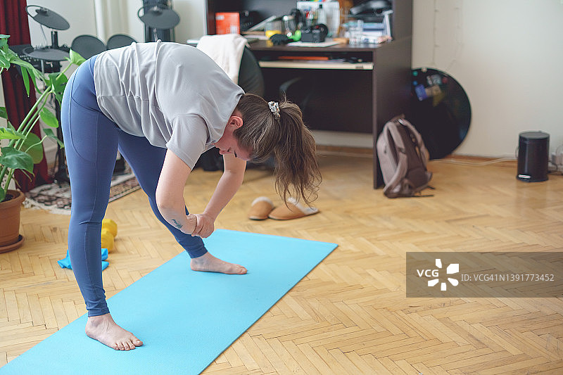 居家锻炼图片素材