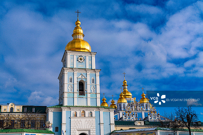 乌克兰基辅圣米迦勒金顶修道院图片素材