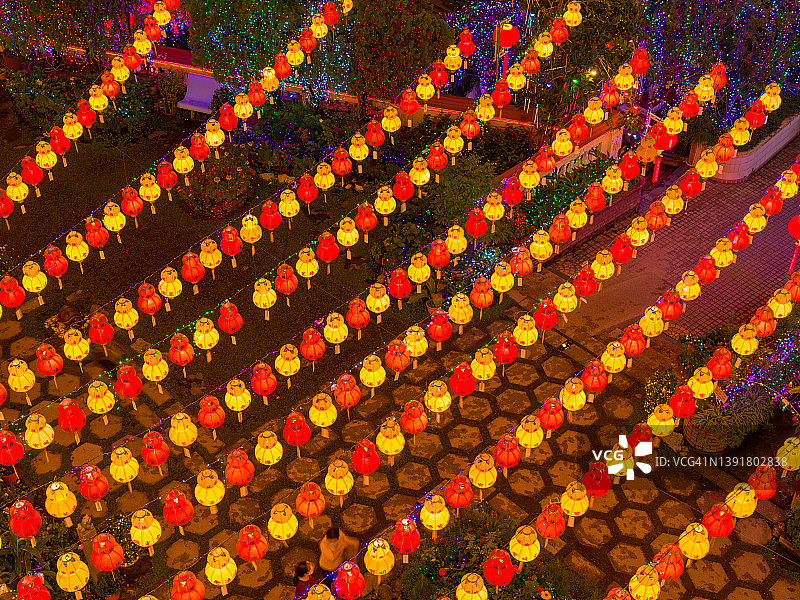 2022年极乐寺中国新年灯节 - 灯笼图片素材