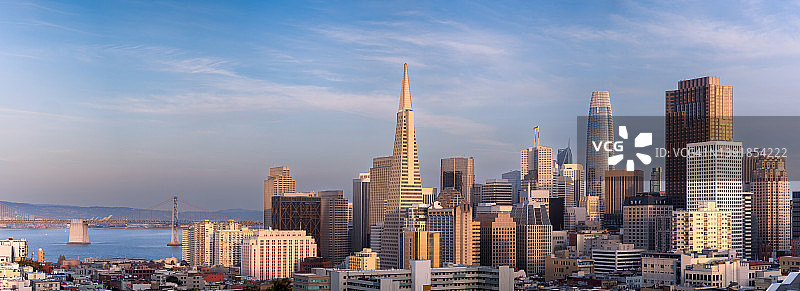 旧金山的天际线图片素材