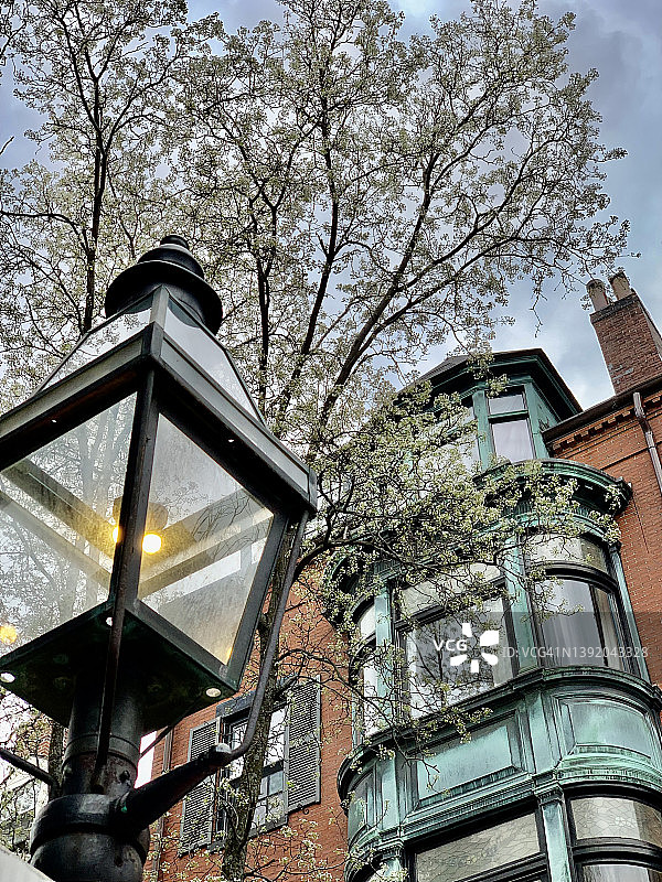 波士顿灯塔山图片素材