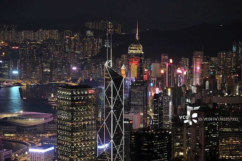 香港岛城市景观图片素材