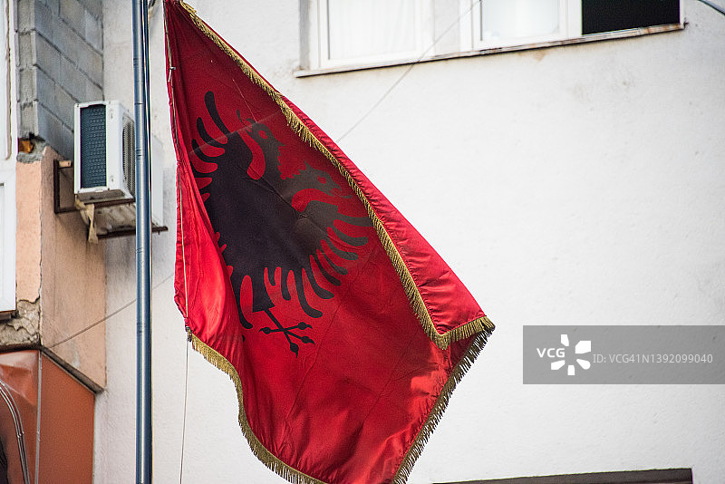 阿尔巴尼亚国旗图片素材