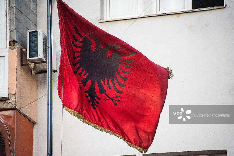 阿尔巴尼亚国旗图片素材