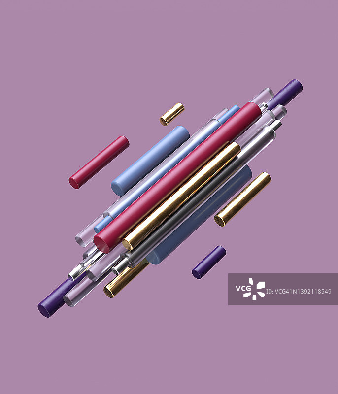 3D抽象组合图片素材