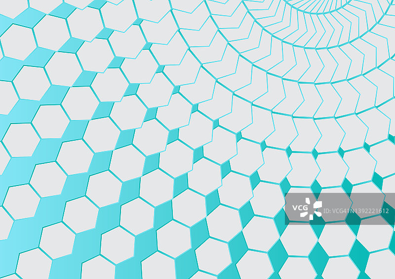抽象六边形图案背景图片素材