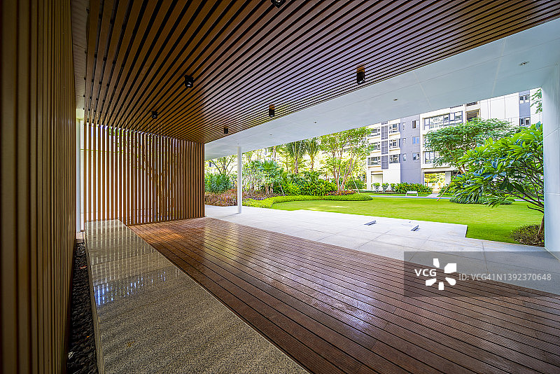 开放社区暖色建筑图片素材