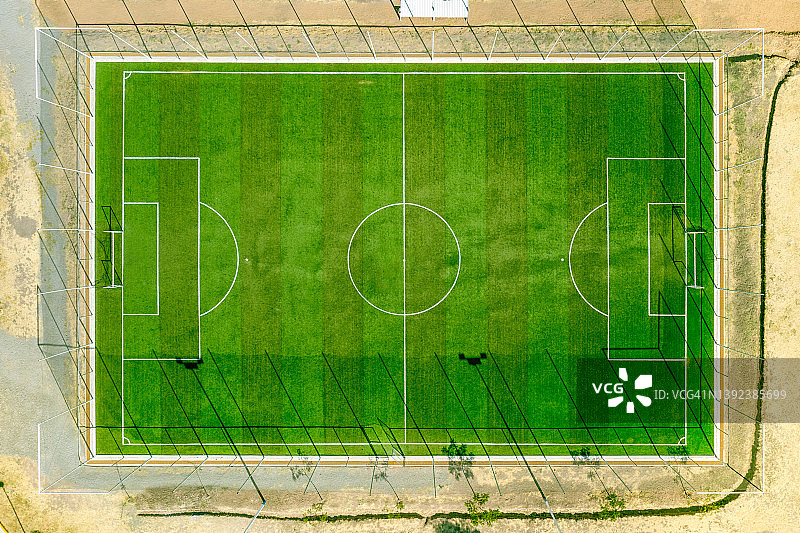 足球场顶视图图片素材