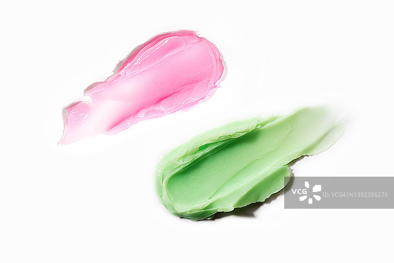 美妆化妆品产品纹理：磨砂膏、发膜或面霜图片素材