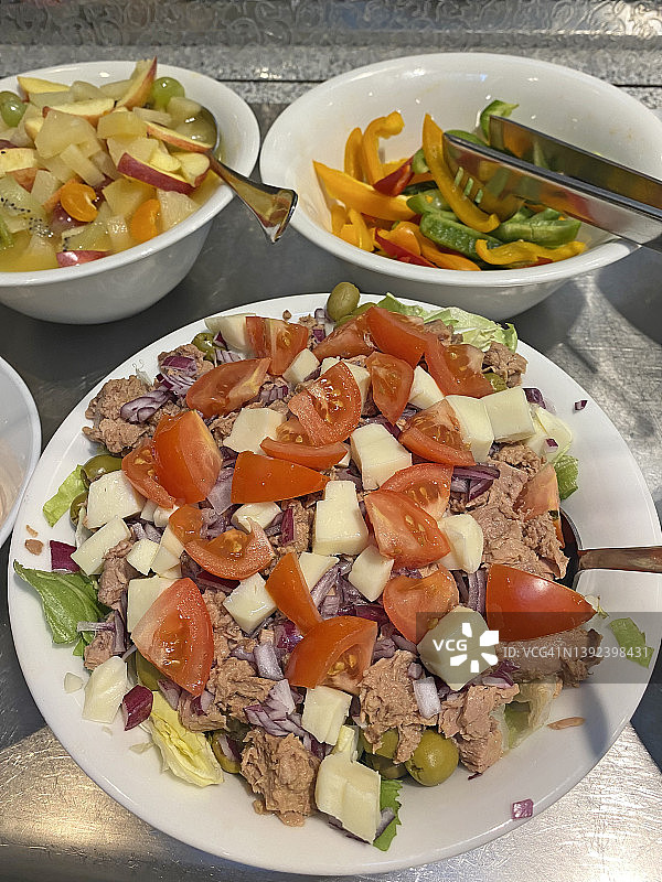 碗装健康沙拉图片素材