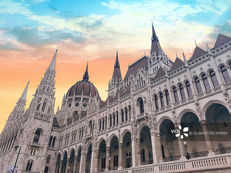 布达佩斯国会图片素材