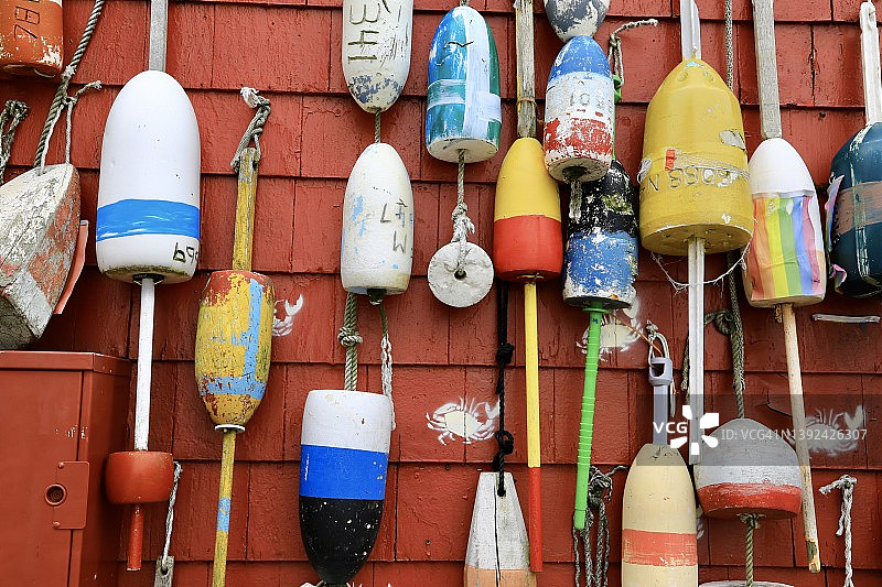 渔网浮标图片素材