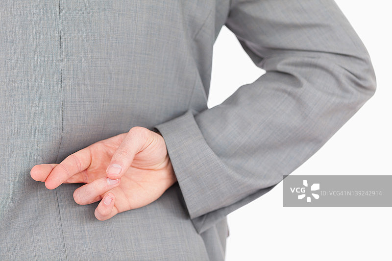 男人交叉手指图片素材