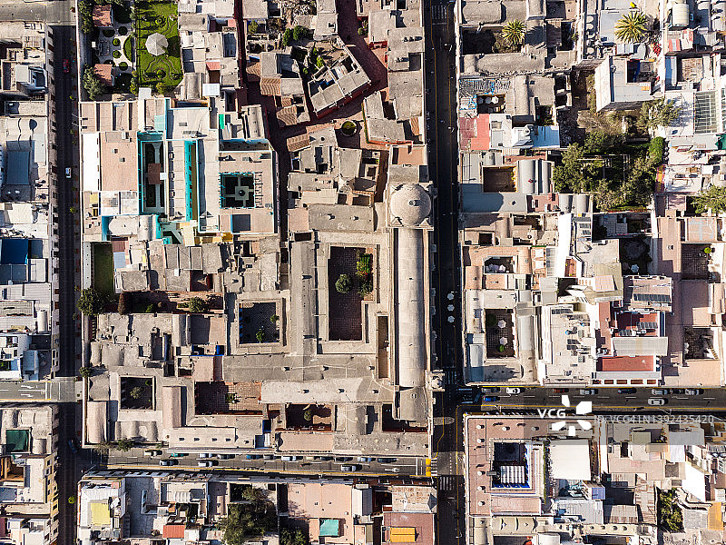 秘鲁阿雷基帕俯视图图片素材