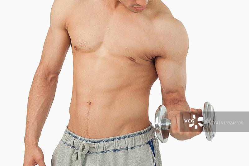 男人举重图片素材