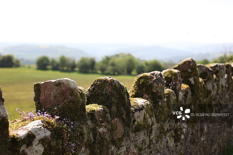 古老的石墙图片素材