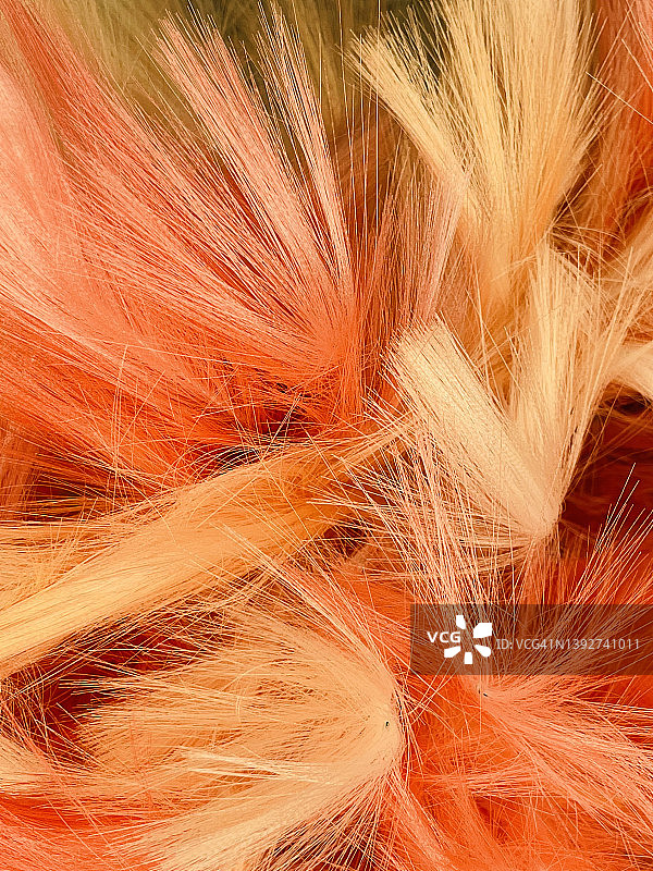 特写蓬松纤维抽象图案图片素材