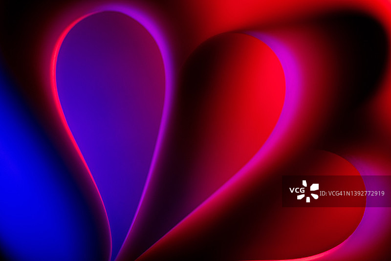 折叠纸和光线实验#1图片素材