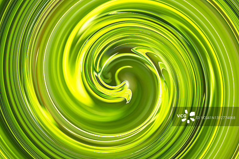 绿色草地或植物叶子背景抽象漩涡图片素材
