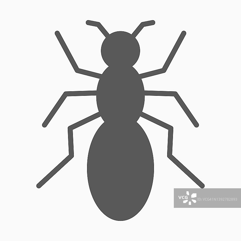 蚂蚁图标白蚁矢量插画图片素材