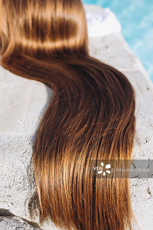 有光泽的飘逸长发图片素材