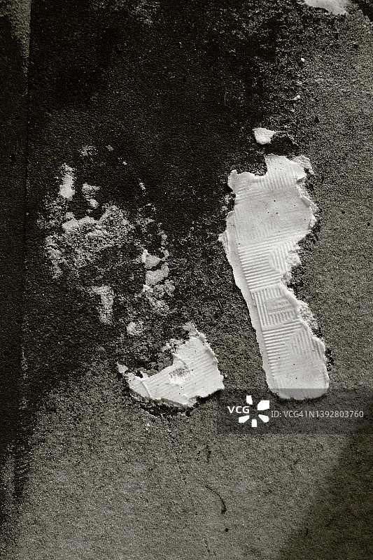 雪地足迹之谜图片素材