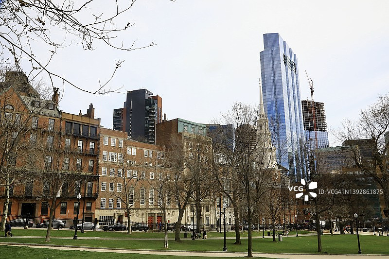 著名的波士顿公园图片素材