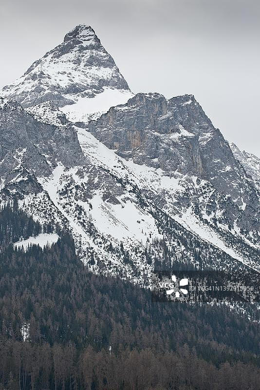 奥地利蒂罗尔州施内费纳科普夫图片素材