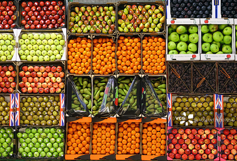 市场出售的新鲜水果图片素材