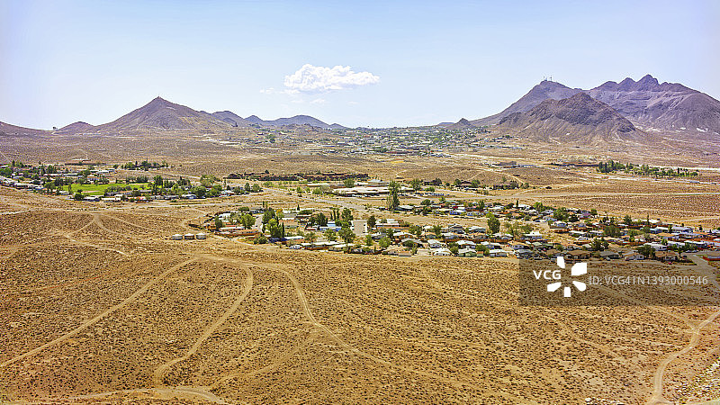 托诺帕镇的房屋建筑图片素材
