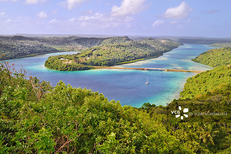 从塔劳山观看瓦瓦乌群岛图片素材