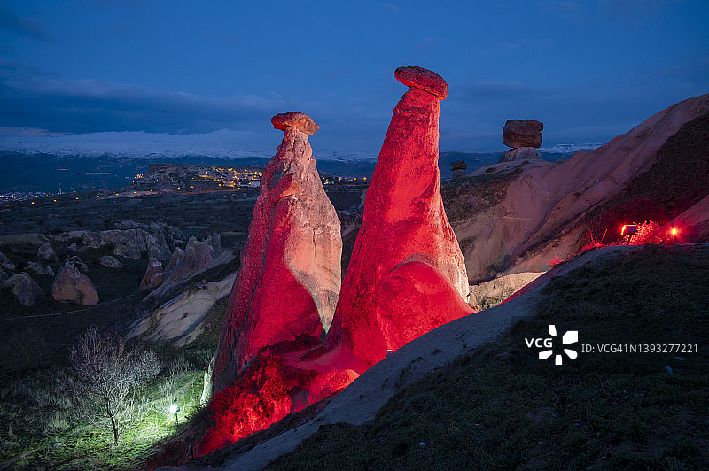 卡帕多奇亚的三美女图片素材
