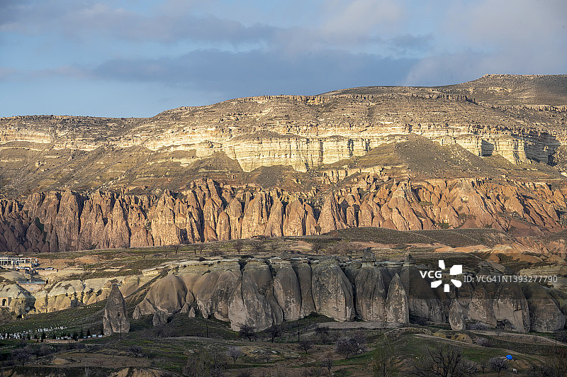 卡帕多奇亚格雷梅附近的日落图片素材