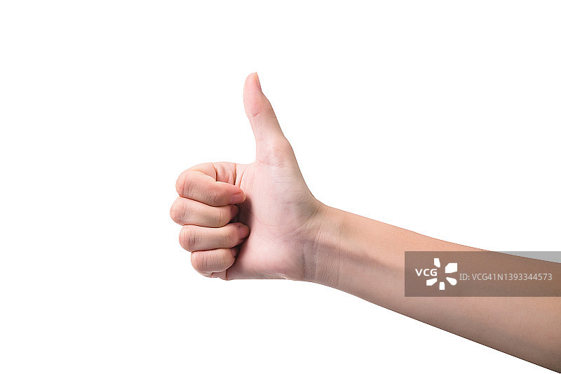 做得好，竖起大拇指表示赞同，寓意商业成功图片素材