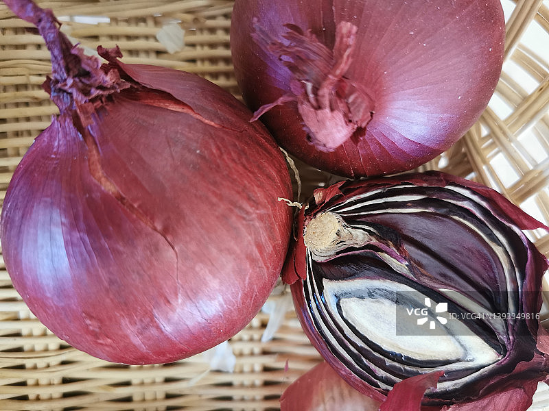 红洋葱图片素材