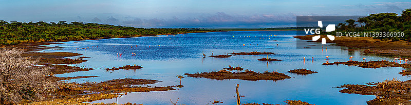 坦桑尼亚恩戈罗恩戈罗的马塞克湖图片素材