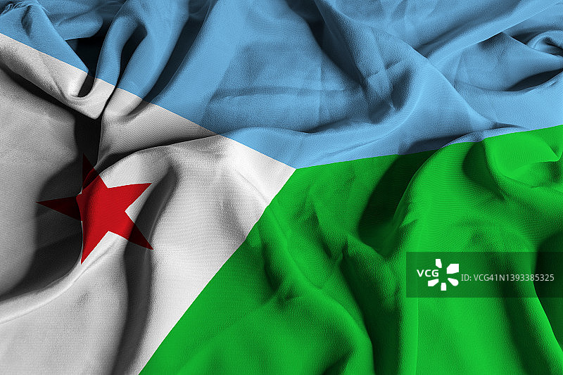 吉布提国旗图片素材