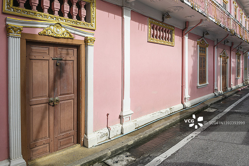 普吉岛中葡风格老建筑图片素材