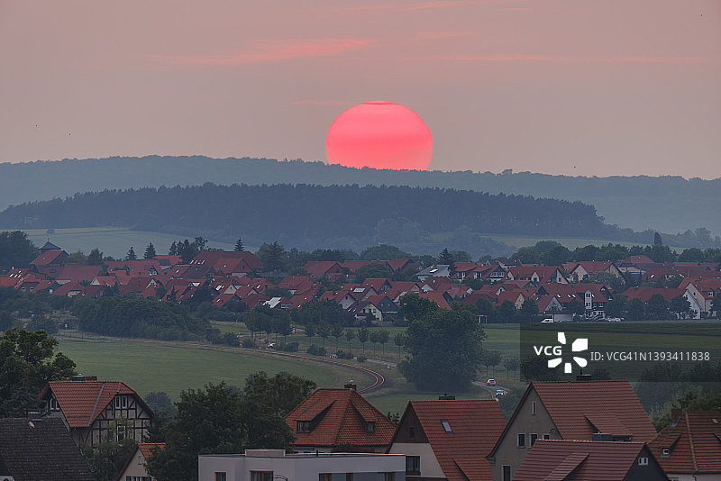 宁静的日落图片素材