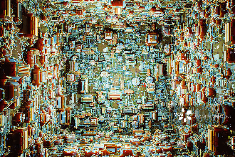 未来VR科技房间图片素材