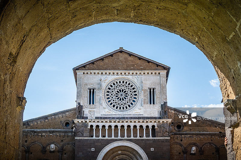 意大利拉齐奥大区维泰博的托斯卡尼亚图片素材