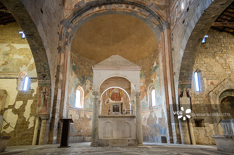 意大利拉齐奥大区维泰博的托斯卡尼亚图片素材