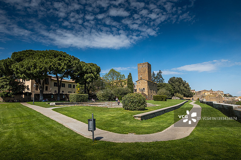 意大利拉齐奥大区维泰博的托斯卡尼亚图片素材