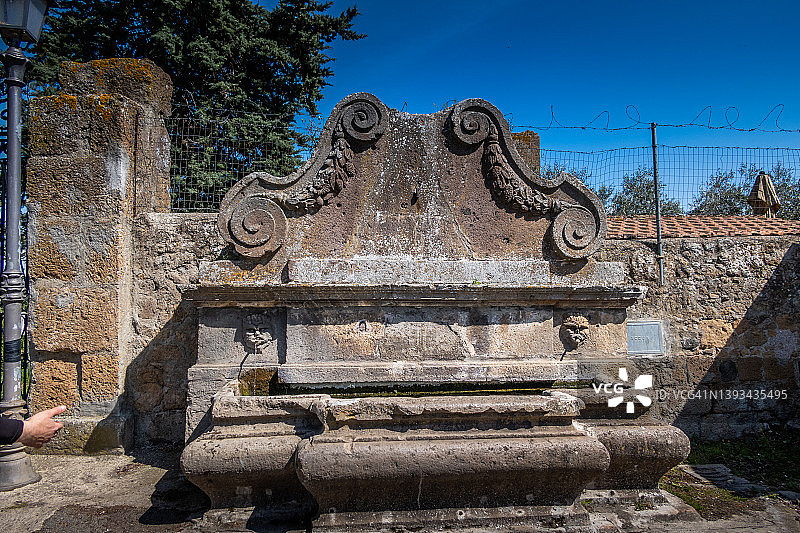 意大利拉齐奥大区维泰博的托斯卡尼亚图片素材