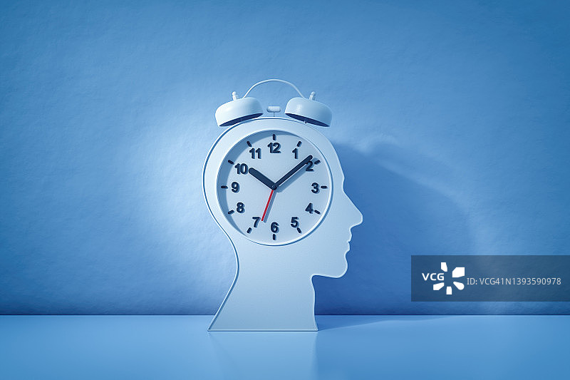 头像形状的闹钟图片素材